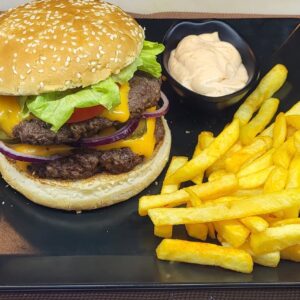 Double Black Bull Burger